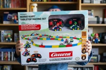 test mario kart table top racing carrera