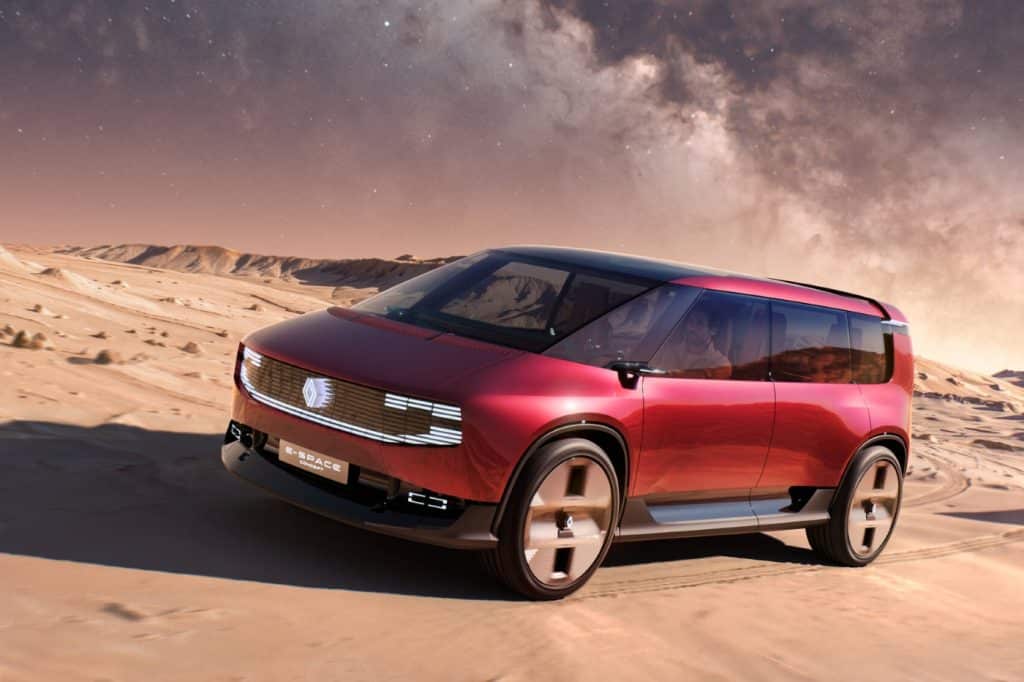 Le nouveau E-Space Concept de Renault, monospace électrique de 2026