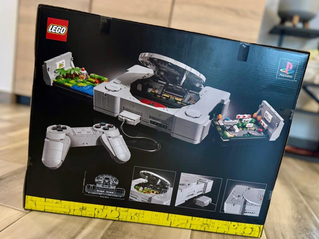 LEGO Playstation packaging arriere