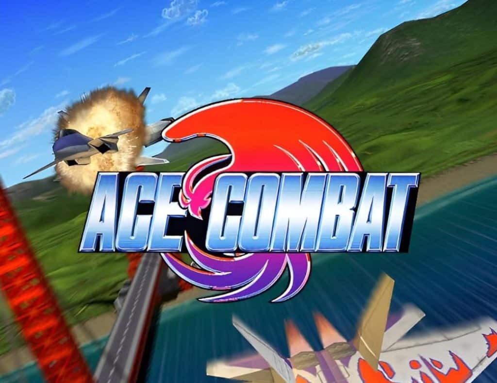 La couverture du premier Ace Combat sur PlayStation 1