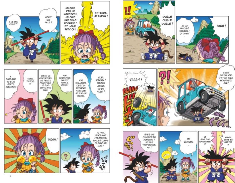 Premières pages de Dragon Ball SD volume 1
