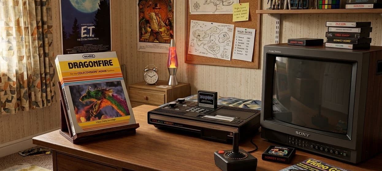 Retour sur le jeu Dragonfire sur Colecovision