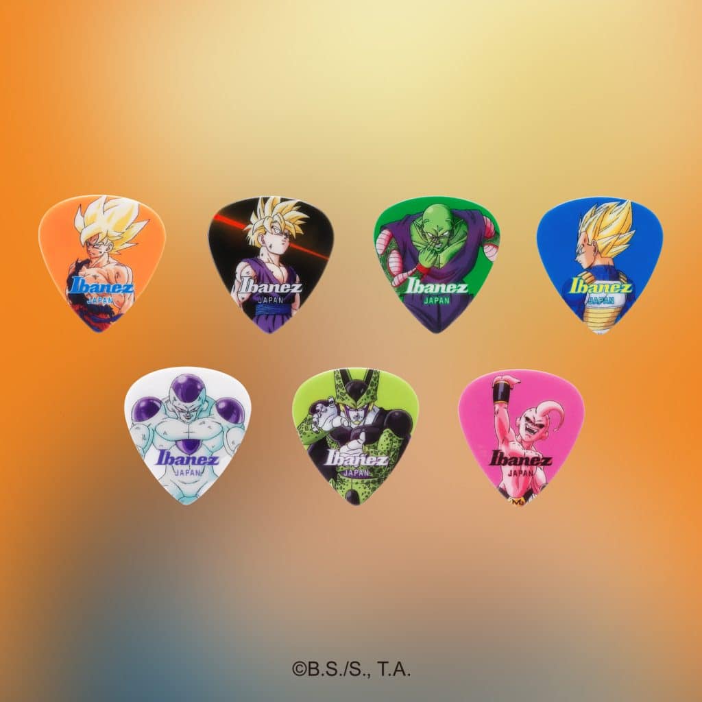 Ibanez annonce plus de 10 produits Dragon Ball Z pour 2027 : guitares Goku et Vegeta, modèle RG japonais et pédale Tube Screamer spéciale.
