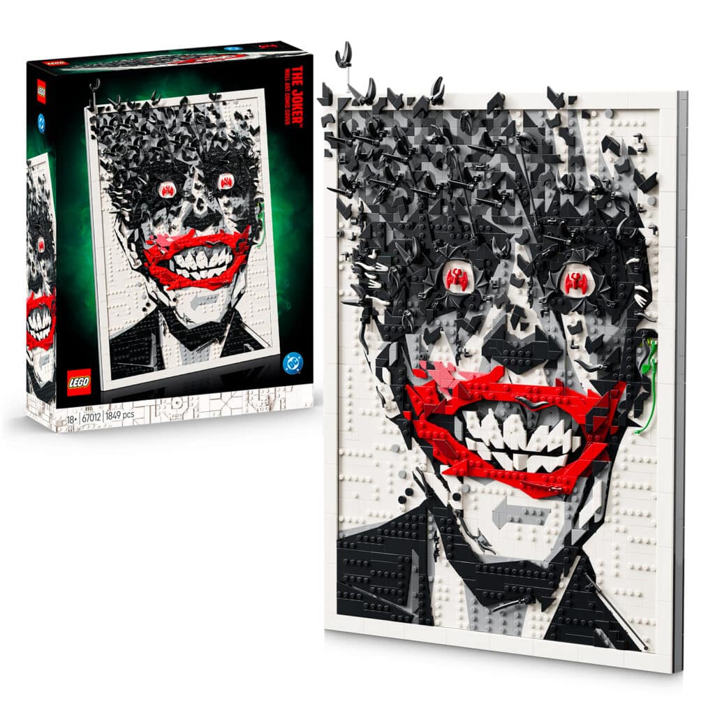 Le nouveau set LEGO The Joker Wall Art Comic Cover (67012) arrive en 2027