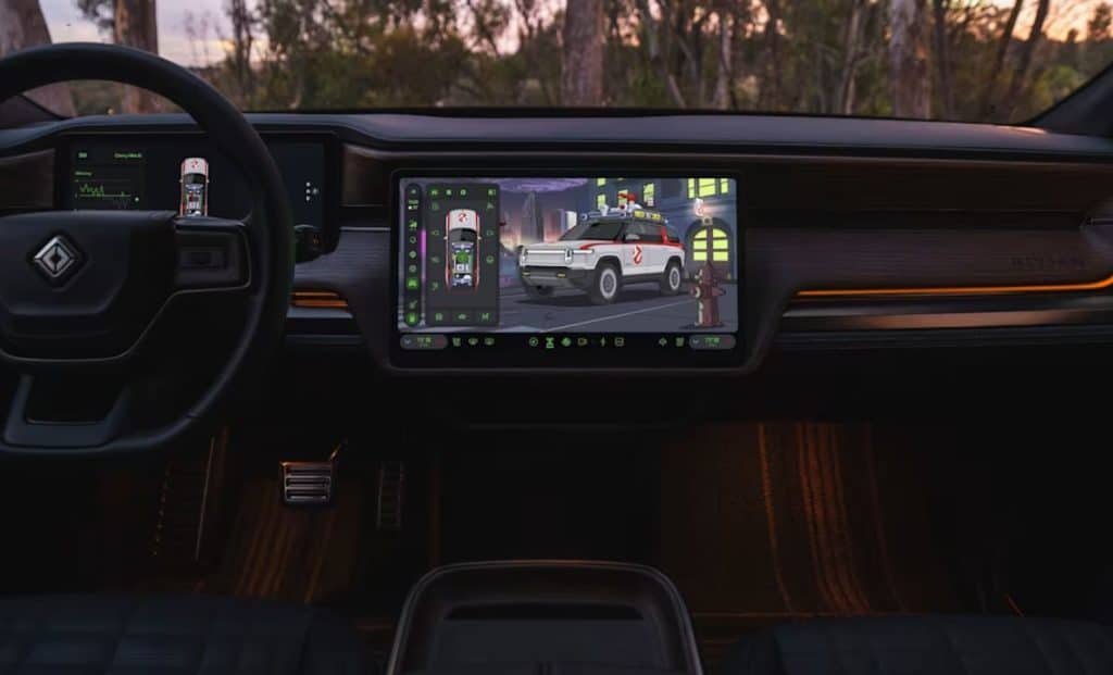 La mise à jour Halloween 2026 de Rivian dédiée à SOS Fantômes / Ghostsbusters