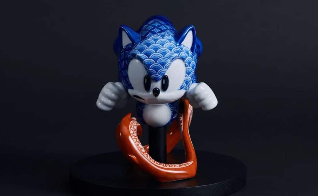Une figurine en porcelaine de Sonic limitée à 50 exemplaires pour les 35 ans
