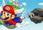 Le jeu Super Mario 64 avec une Nintendo 64 à côté