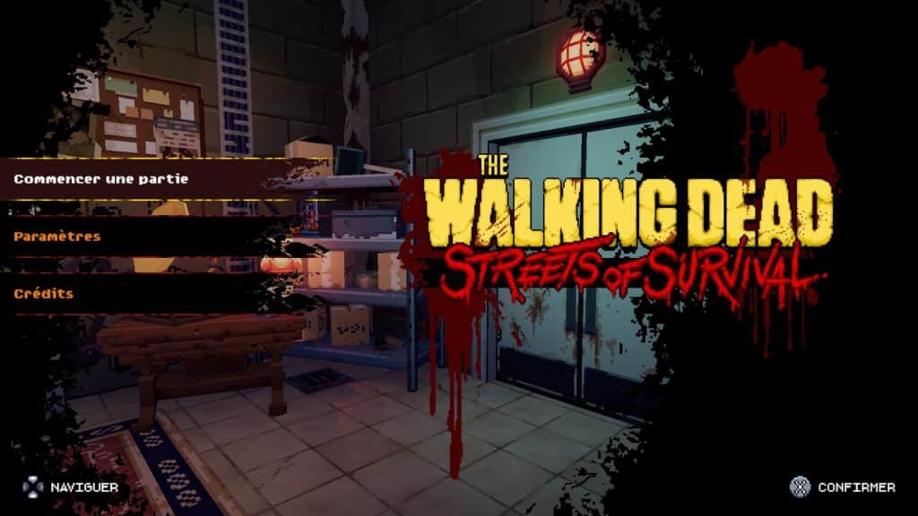 Le test du jeu Walking Dead Streets of Survival écran titre